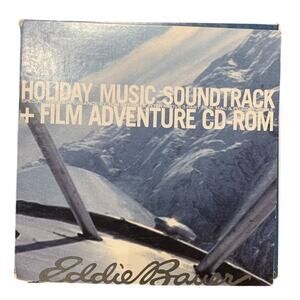 Vintage 2000 Eddie Bauer Holiday Christmas Music Soundtrack Film Adventure CDRom
